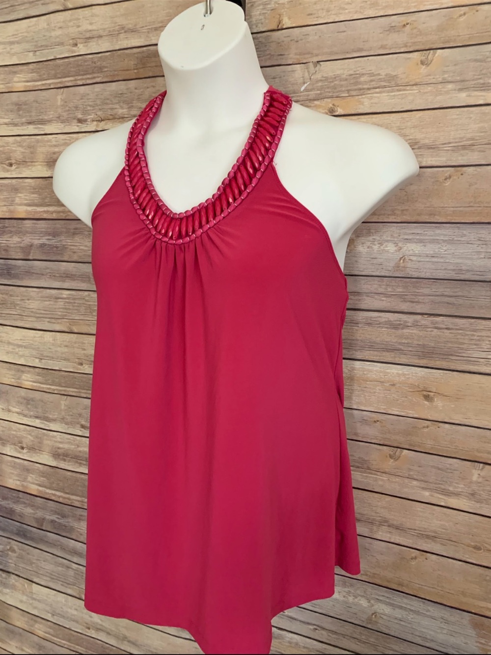 Fashion Bug Braided Halter Tank Top 
Size Large - Picture 3 of 6